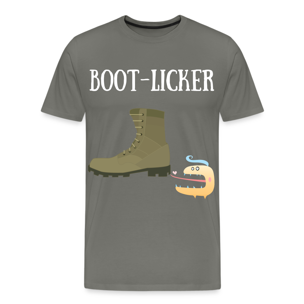 T Shirt - Boot-Licker - asphalt gray