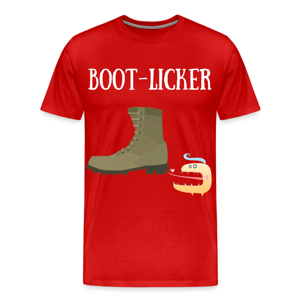 T Shirt - Boot-Licker - red
