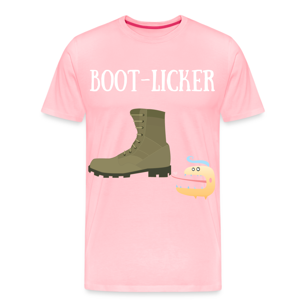 T Shirt - Boot-Licker - pink