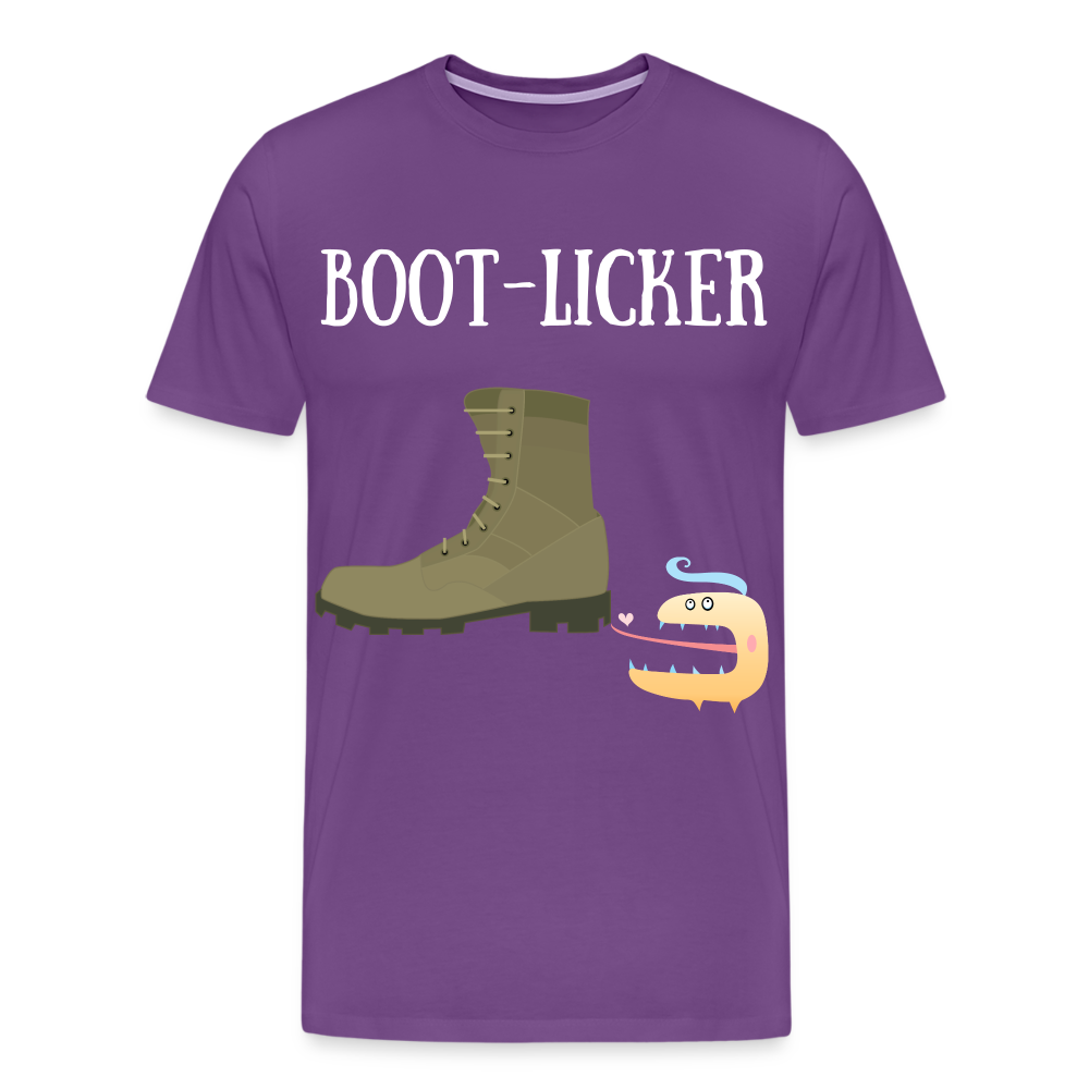 T Shirt - Boot-Licker - purple