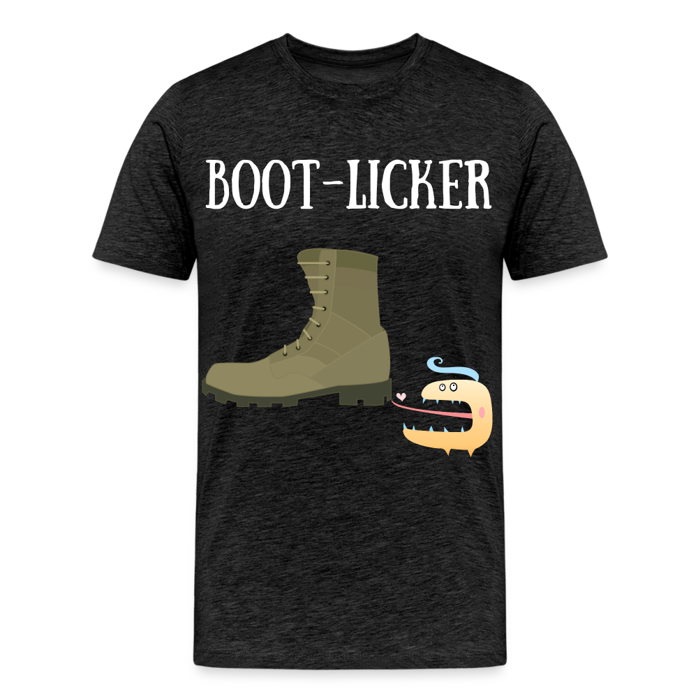 T Shirt - Boot-Licker - charcoal grey