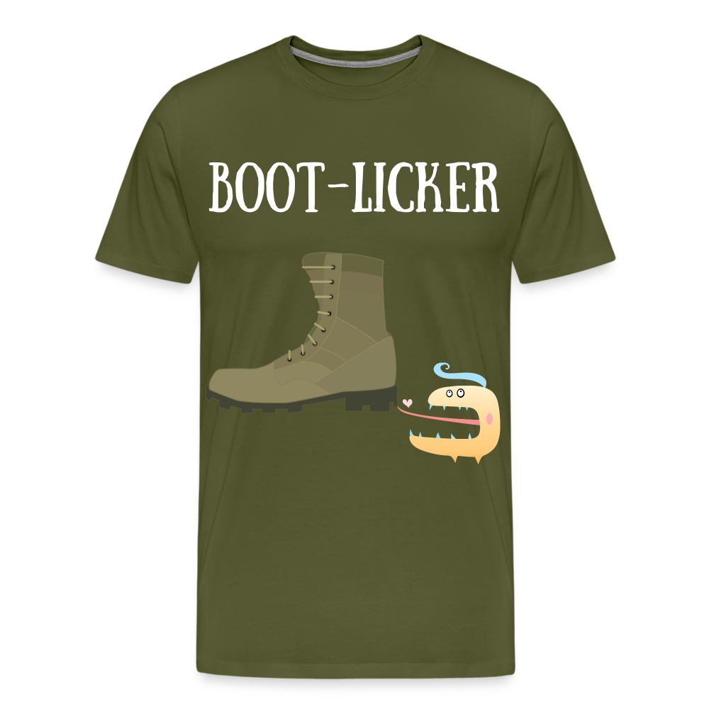 T Shirt - Boot-Licker - olive green
