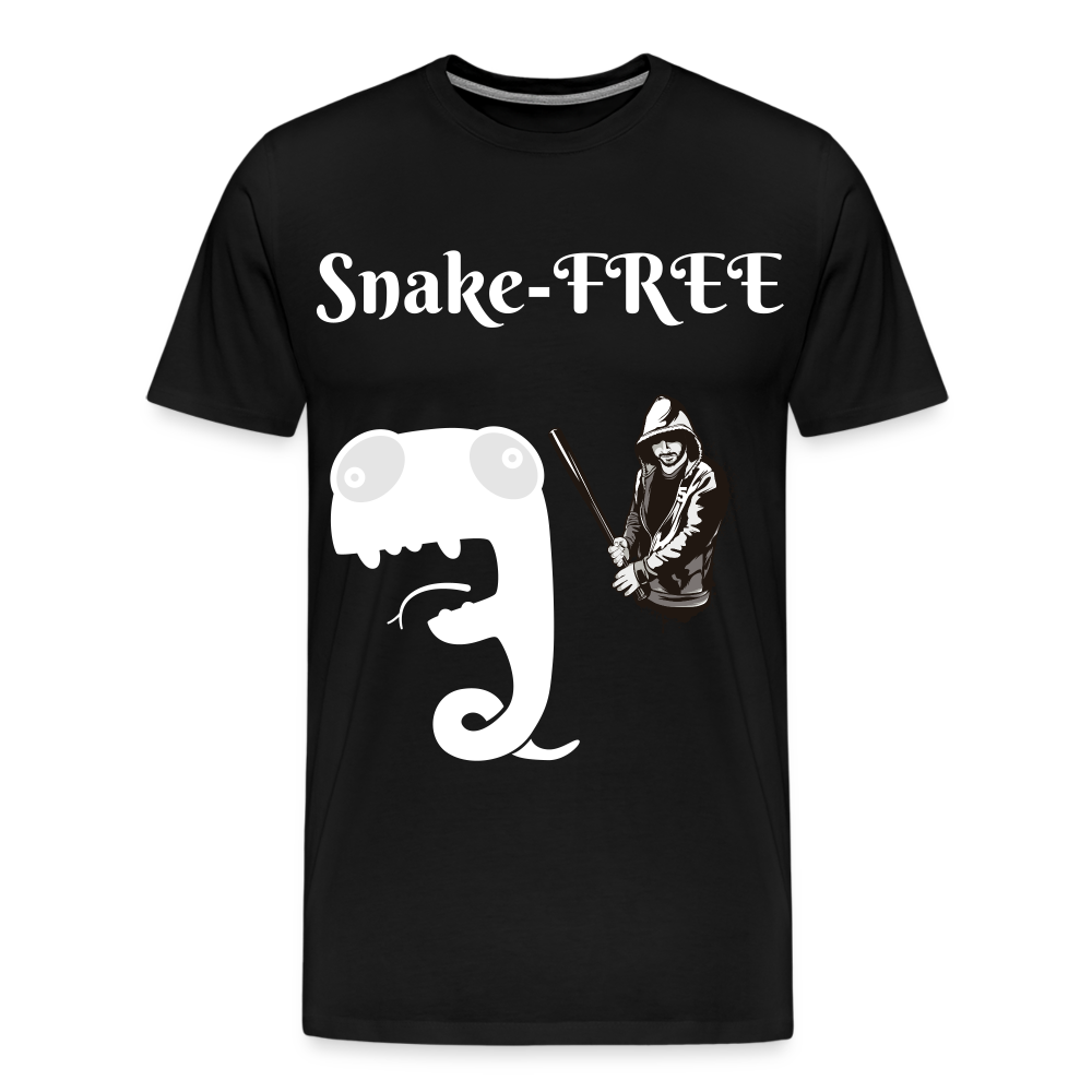 Men's Premium T-Shirt - Snake-Free - black
